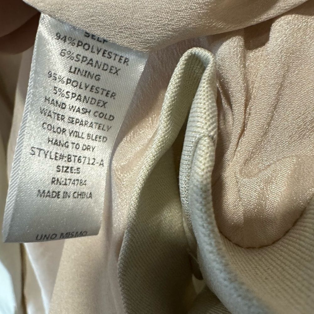 Revolve Blithe L.A. Butter Tan Rope Lace Up Back Blazer - Picture 6 of 6